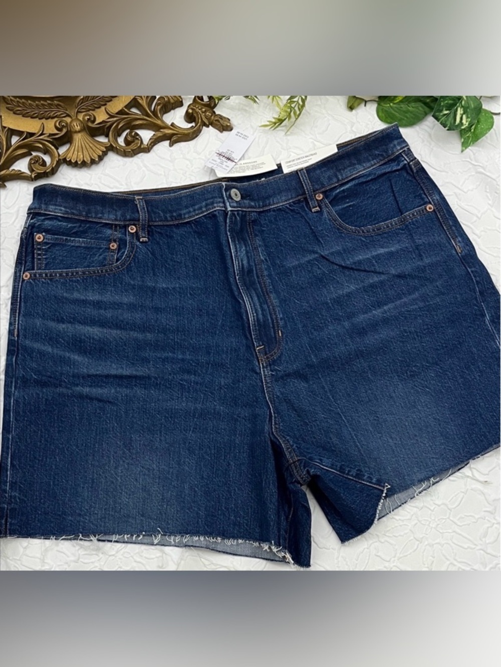 NWT American Eagle Highest Rise 90s Boyfriend Shorts Denim size 20